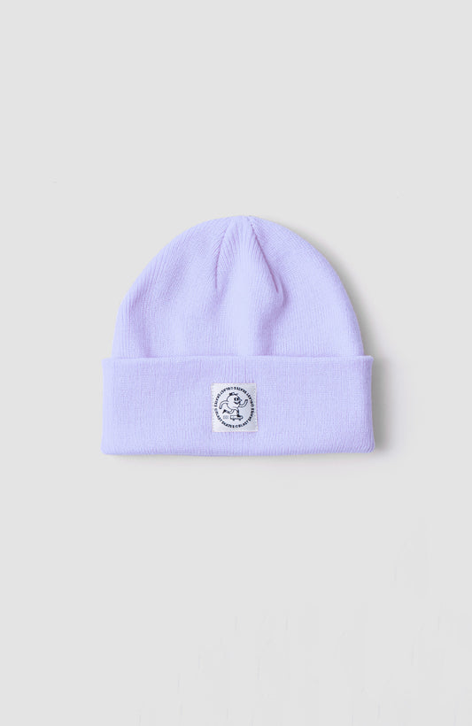 LILAC ROUND LOGO BEANIE