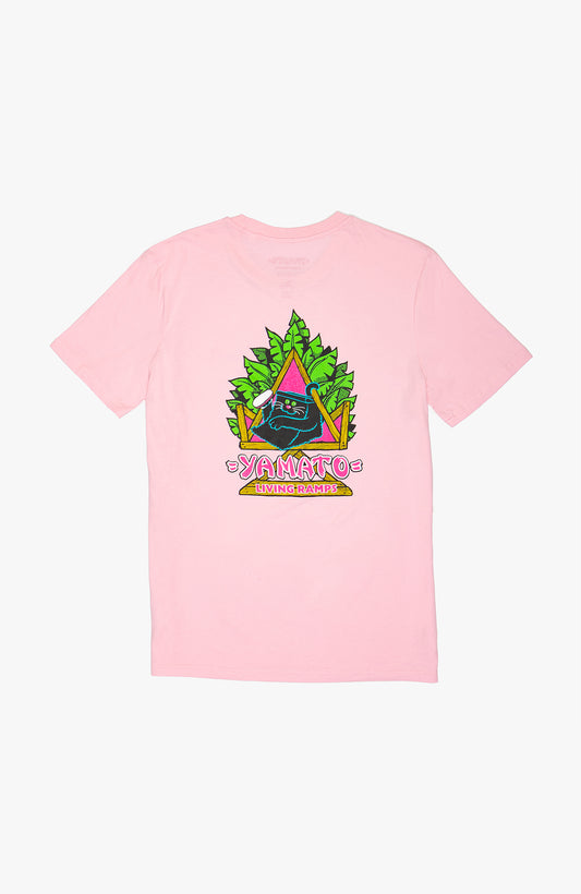 "Natas Ramp" T-Shirt - Cotton Candy Pink