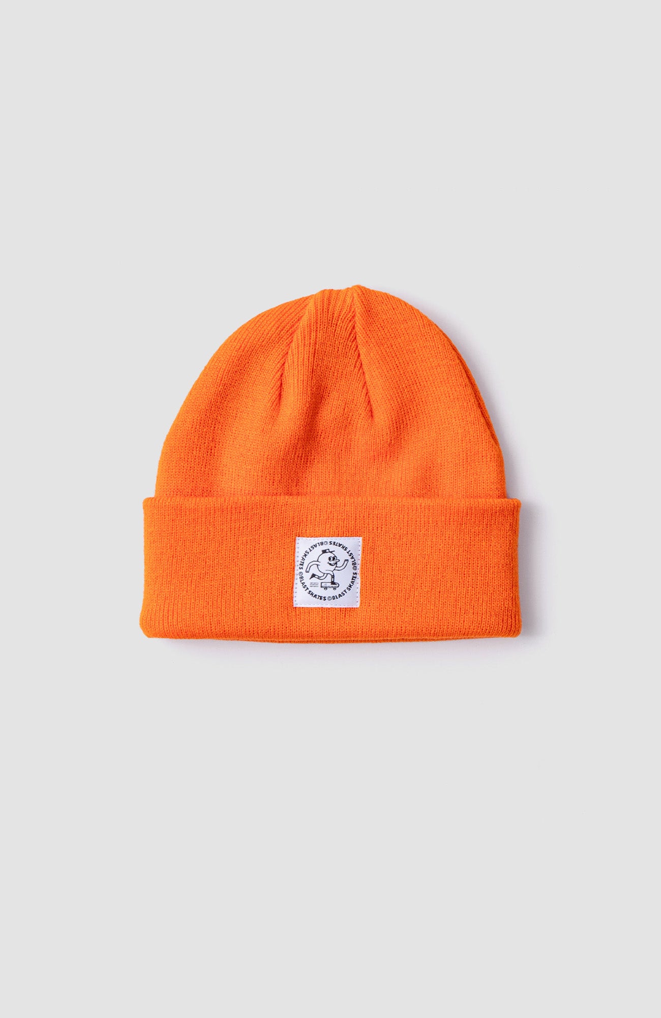 ORANGE ROUND LOGO BEANIE