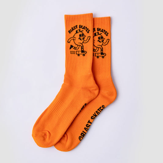 LOGO CREW SOCKS ORANGE (2er)
