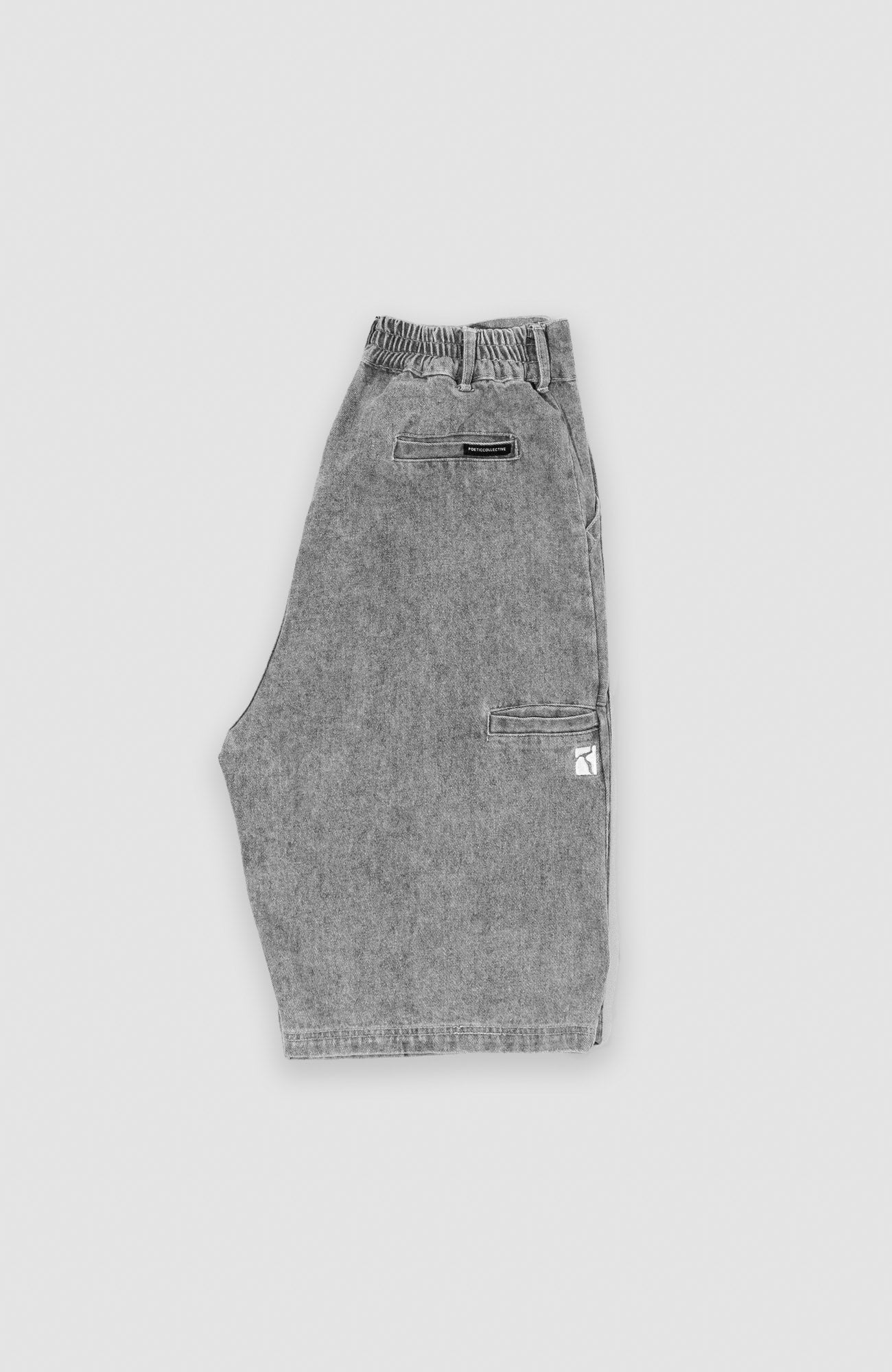 Painter Short  - Grey Denim Wash