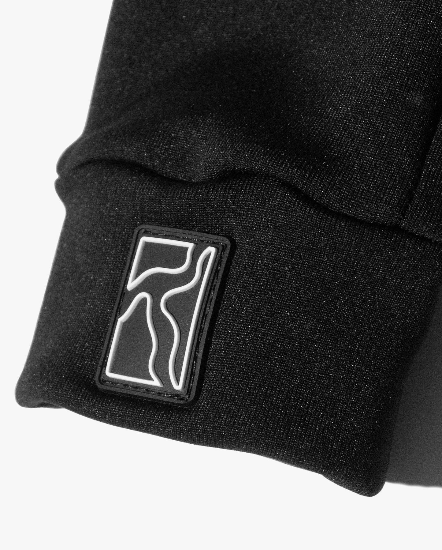 Rubber Patch Gloves - Black