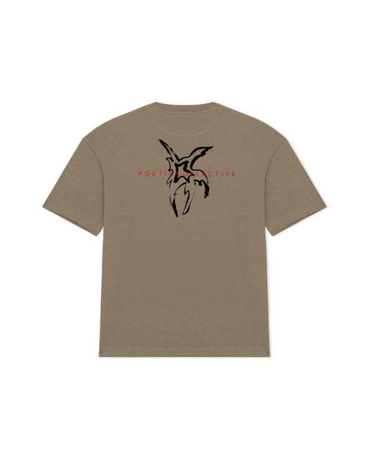 Star T-shirt - Brown