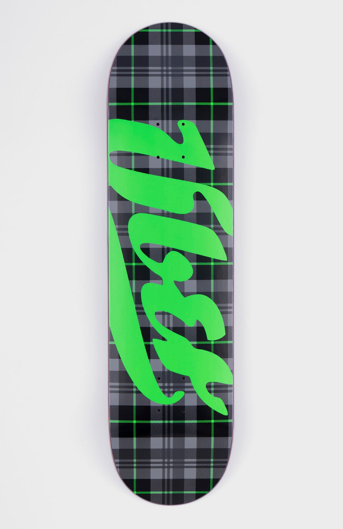 Plaid - Neon green, medium