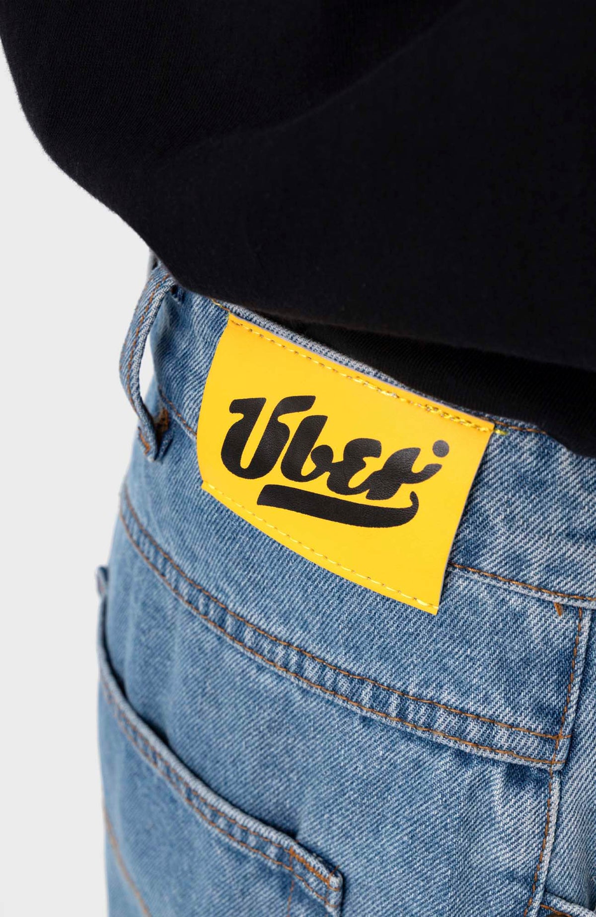 Baggy Fit Pants - Washed indigo