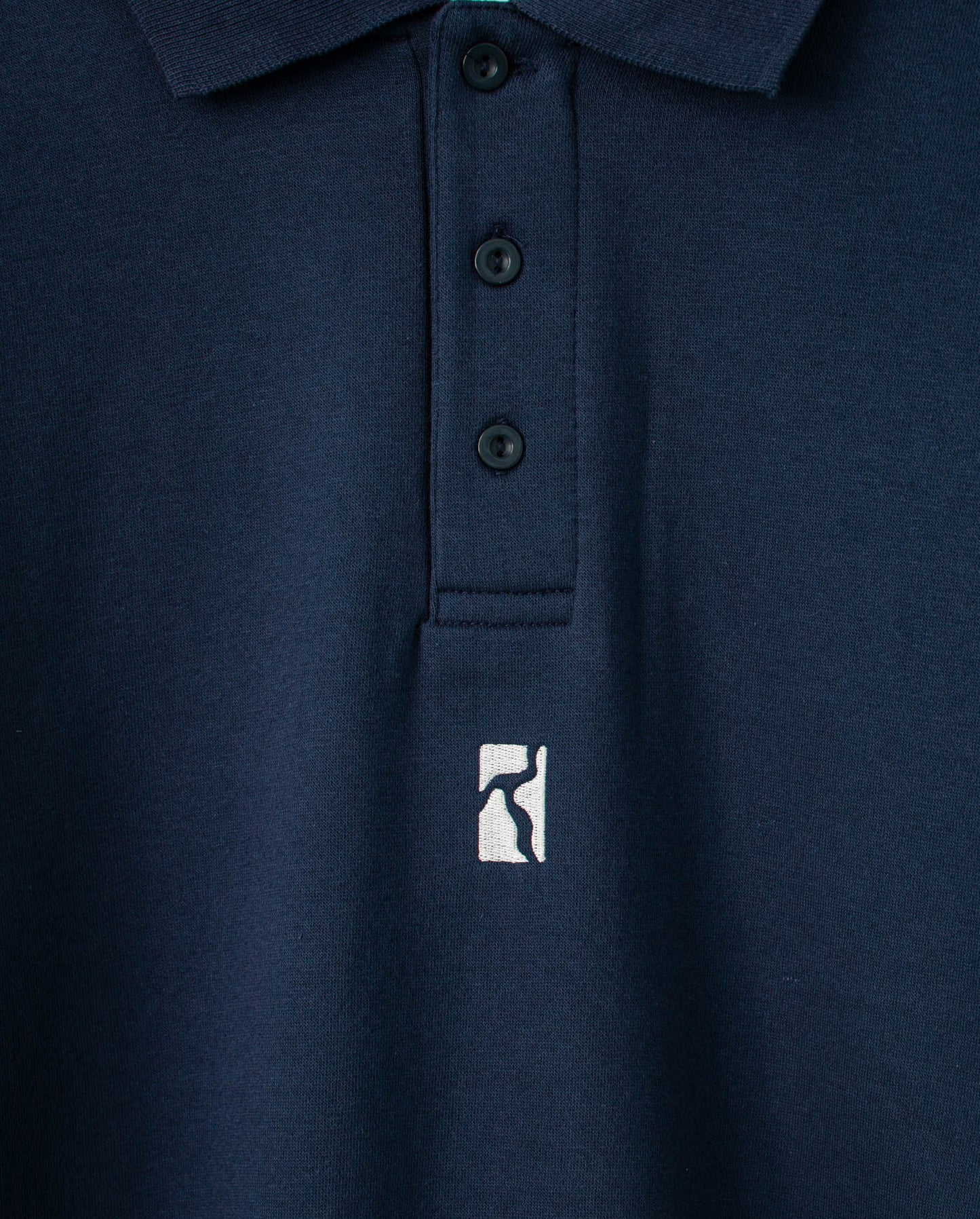 Heavy Polo Sweat - Navy