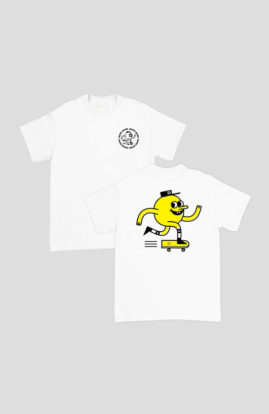 CLASSIC MASCOT LOGO T-SHIRT - WHITE