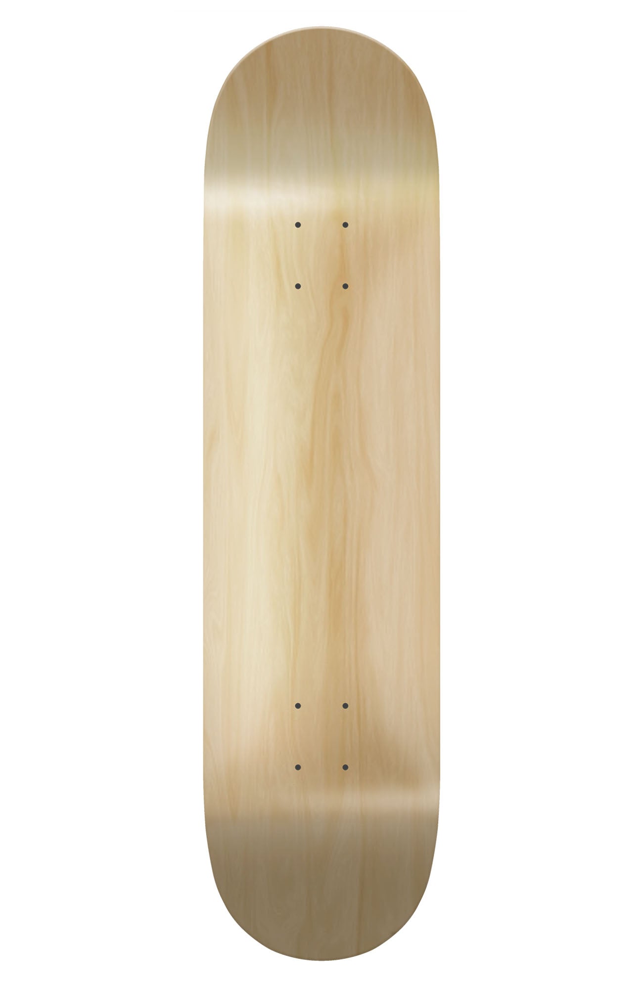 Deep concave blank deck 