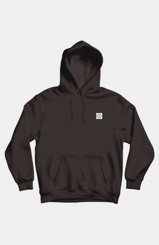 ROUND LOGO HOODY - CHARCOAL