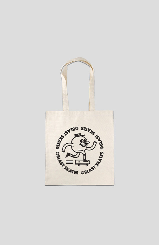 Blast Skates tote bag with Mascot Logo