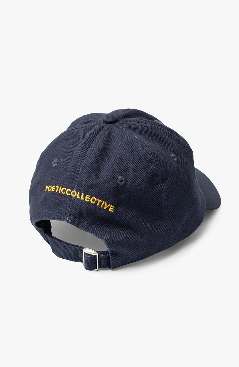 Classic Cap - Block Logo - navy - yellow