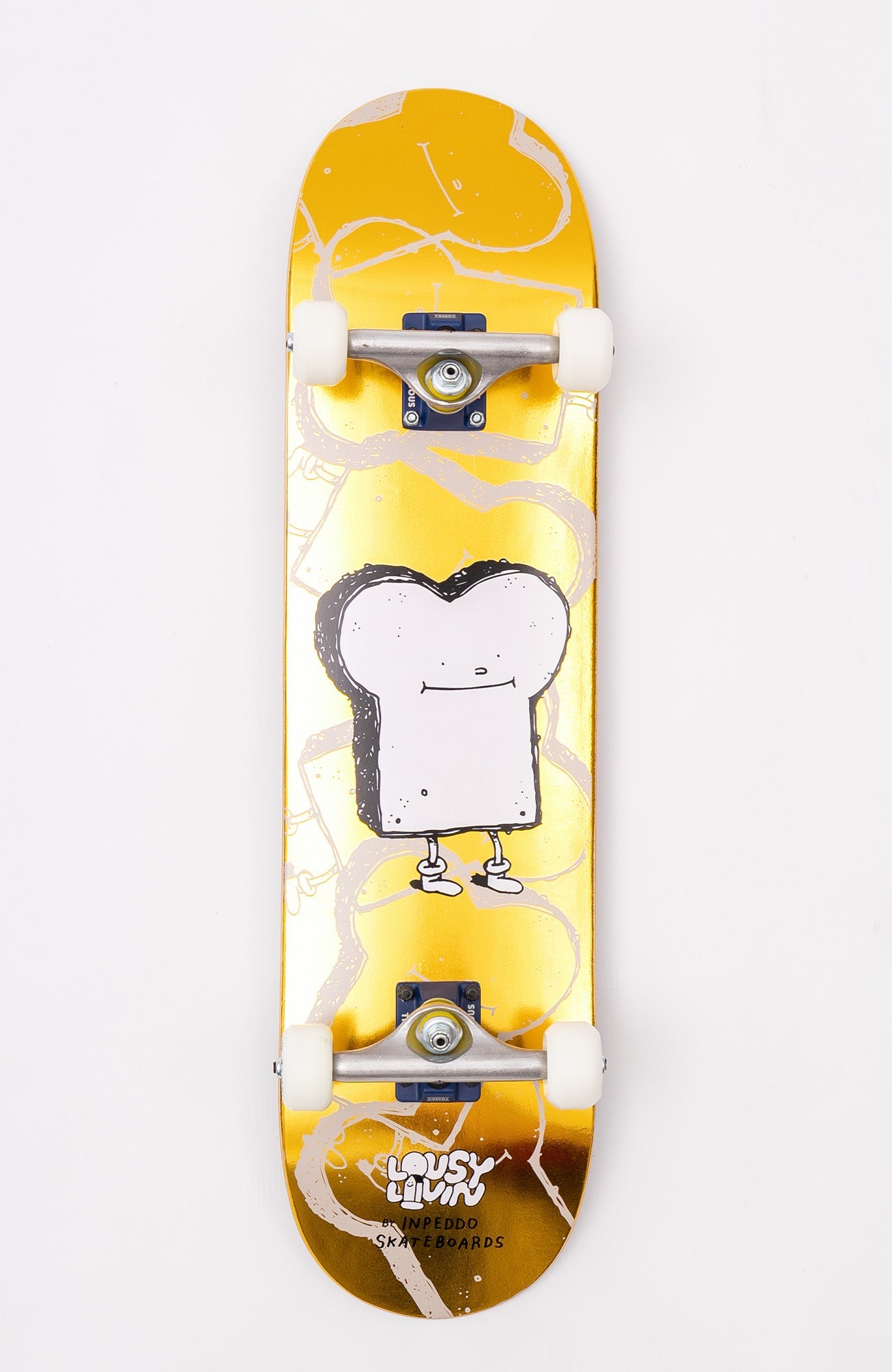 INPEDDO Inpeddo X Lousy Livin, Golden Toast Skateboard Complete