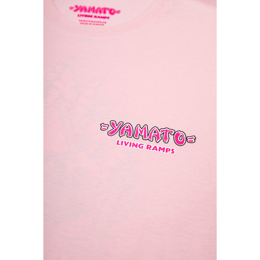"Natas Ramp" T-Shirt - Cotton Candy Pink